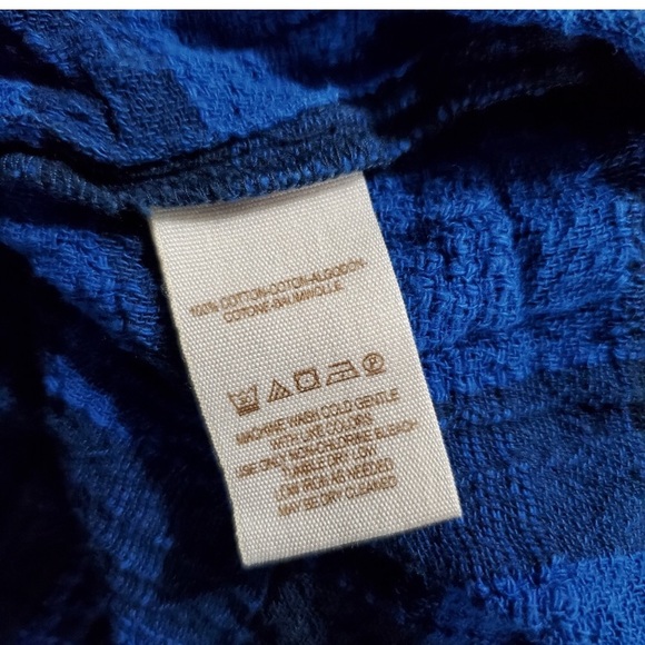 Free People Honey Grove Plaid Top in Blue - Picture 9 of 9